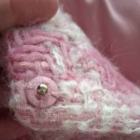 LoveShackFancy Armstrong Coat Pink Hills Tweed. - Picture 11 of 16